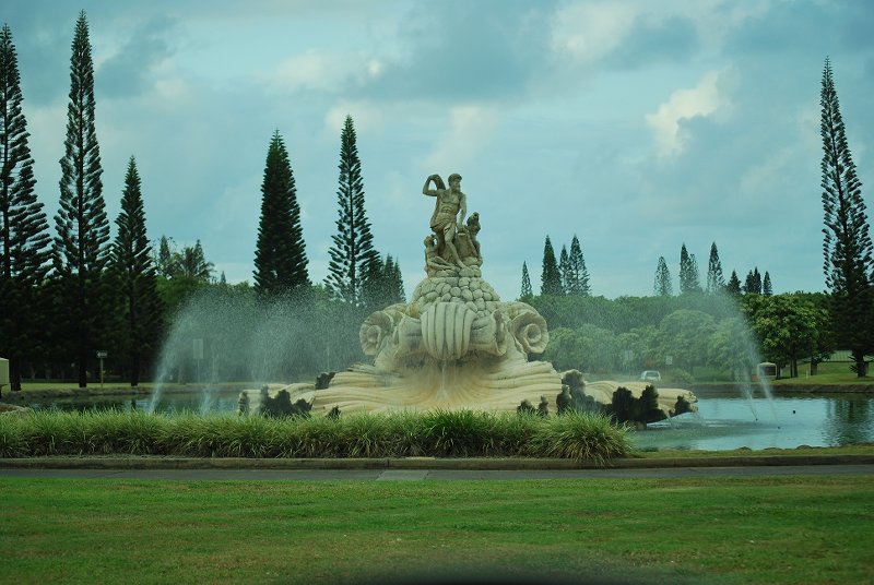 Princeville Kauai fountain