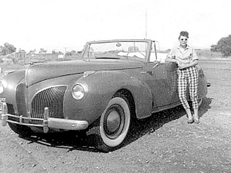 1941 Continental on Detroit trip with Ann