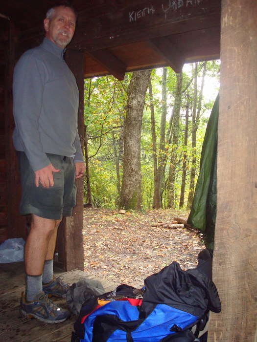 Cornelius Creek Shelter for lunch