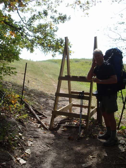 Stile crossing near Troutville VA