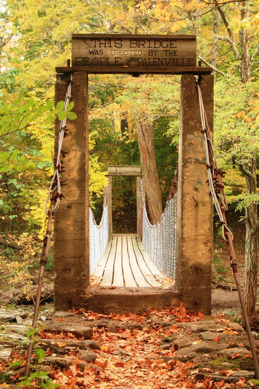 Palenville Swinging Suspension Bridge, built 1893, 2