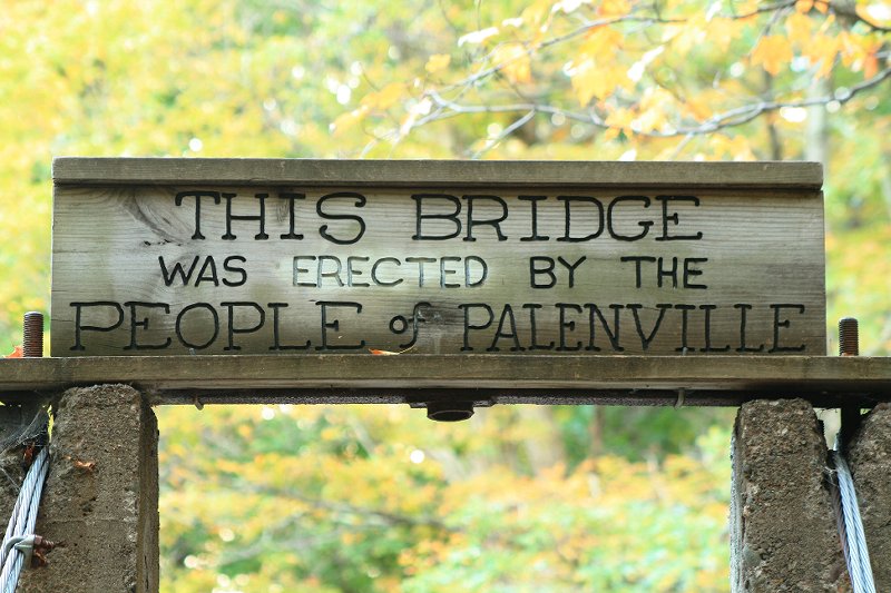 Palenville Swinging Suspension Bridge, built 1893, 3