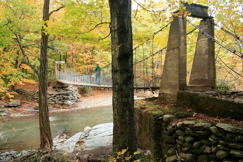 Palenville Swinging Suspension Bridge, built 1893, 4