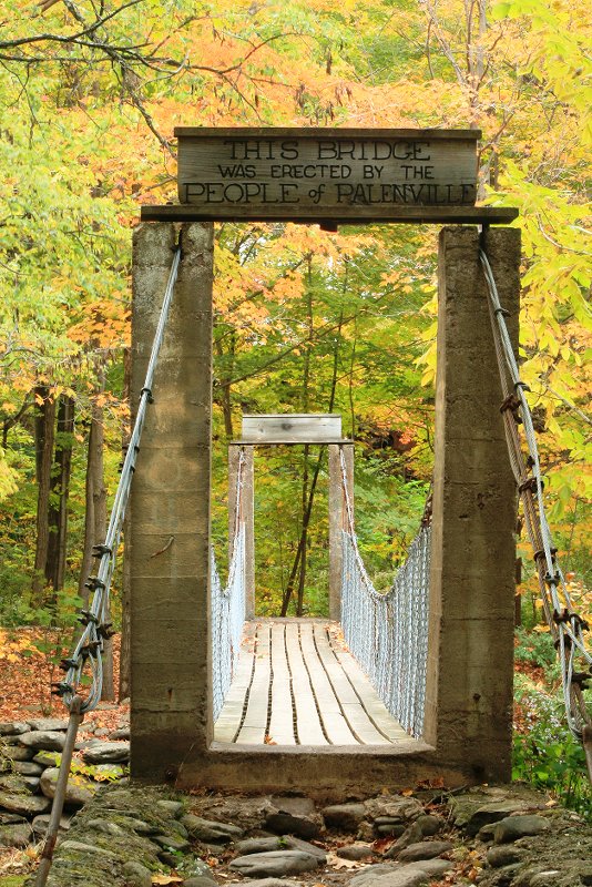 Palenville Swinging Suspension Bridge, built 1893, 5