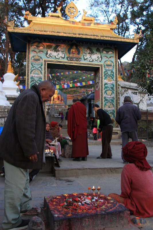 Entrance to Swayambhunath