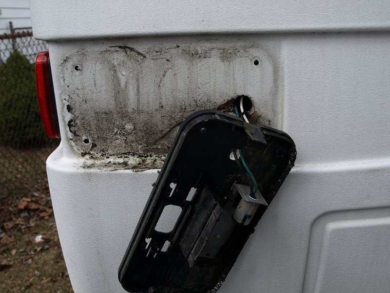 Drilled out the rivets