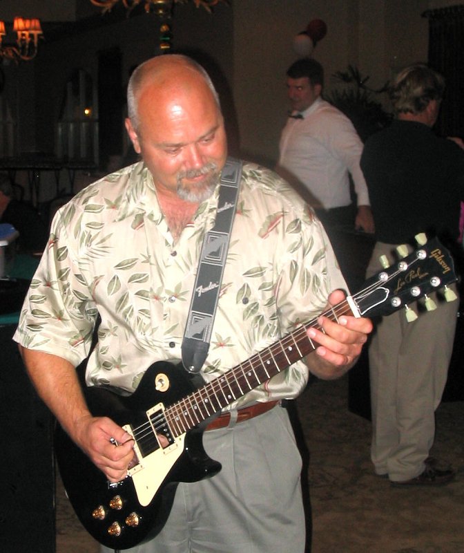 Ron on guitar