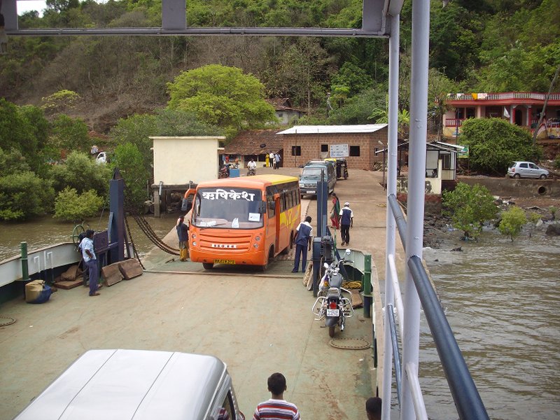 Boarding the Ferry to Dapoli