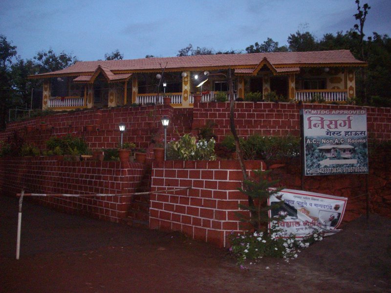 Scenic hotel Nisarg in Guhagar.