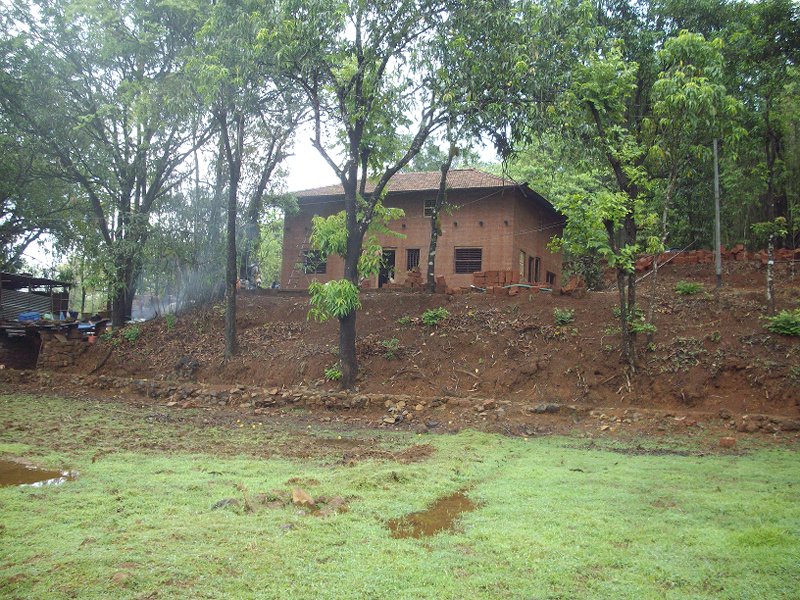 Unde-constructi on forest farm-house in forested Shiroli...