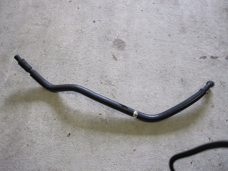 Driver side breather hose