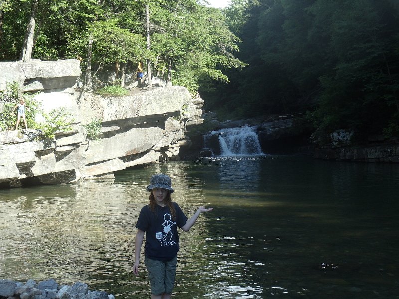 003 Amanda at Bartlett Falls
