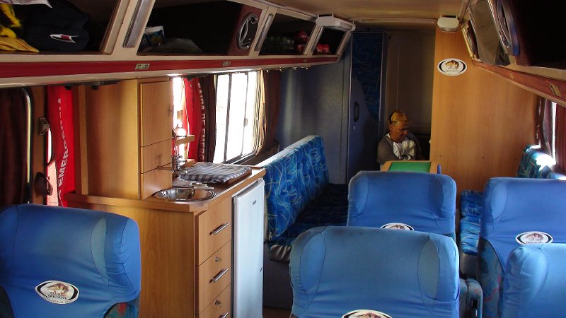 Interior do onibus