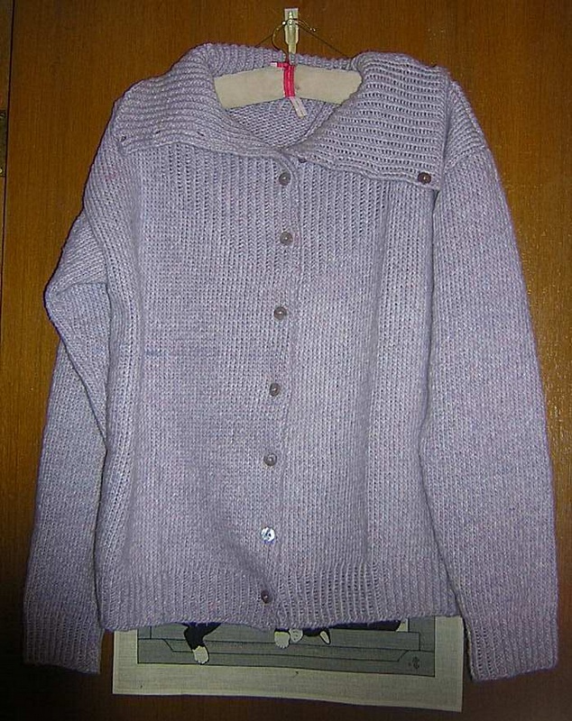 pink purple sweater