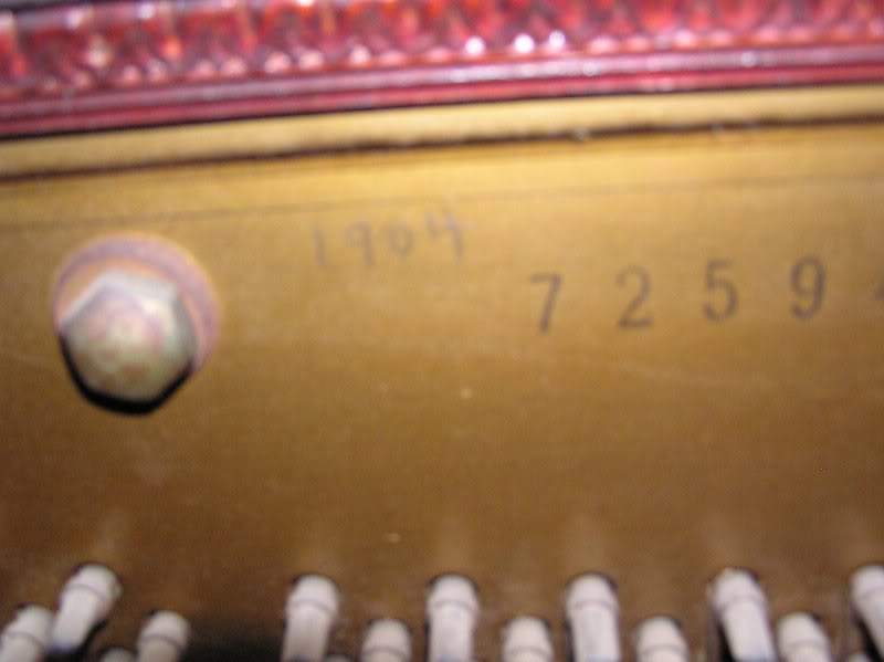 Pease Upright Grand Piano 1904 007