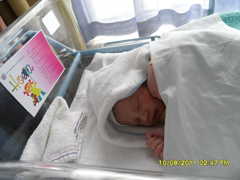 Ana Maria, 3,085kg, 46 cm, APGAR 10, nascuta pe 10.08.2...