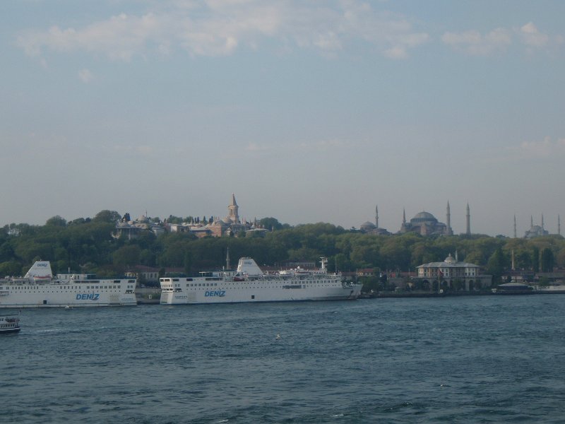 Istanbul is a very busy harbor, with quite a few ferrie...