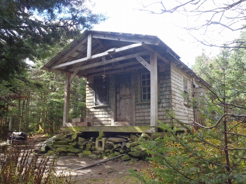 Old fire lookout ranger cabin