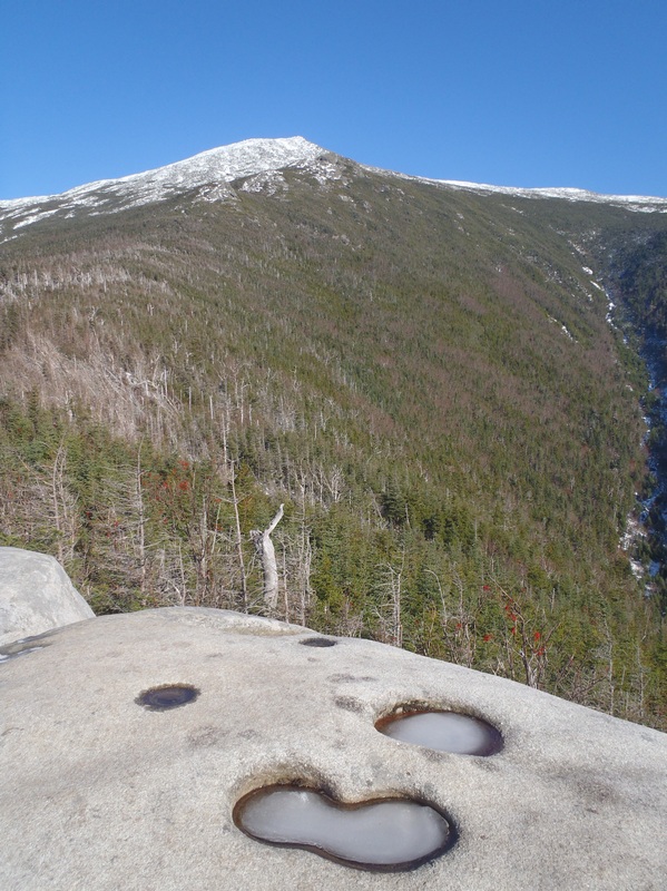 Caps Ridge and the potholes.