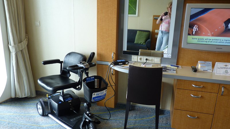 Plenty of room for the scooter