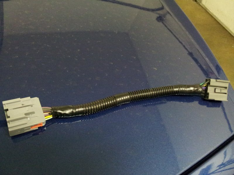 Completed adapter to go from a 10 pin connector to a 22...