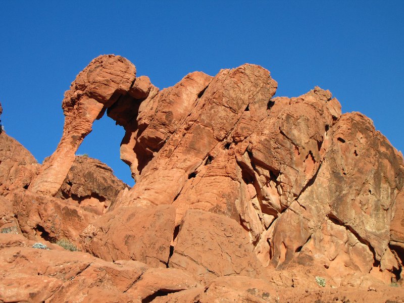 Elephant rock near the eastern entrance to the park