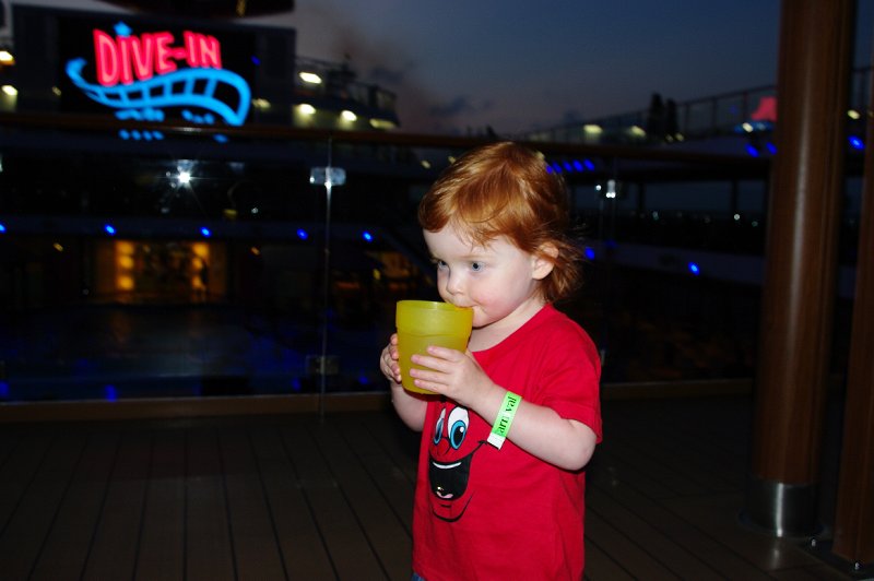 Snack out by the big screen