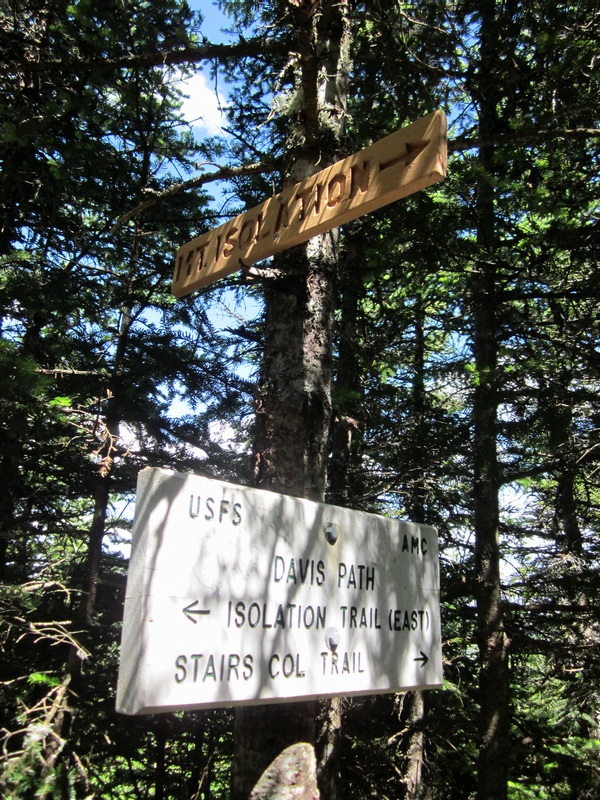 At the Isolation spur trail