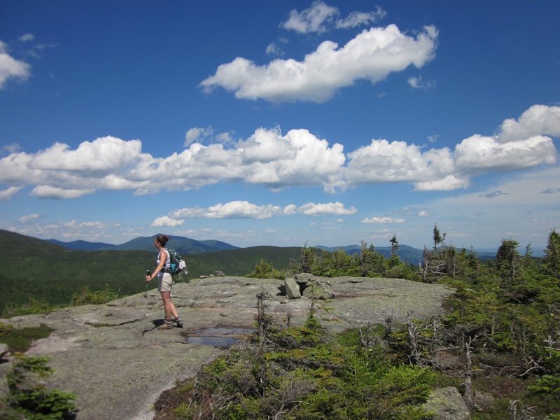 Popping out of the trees at Isolation