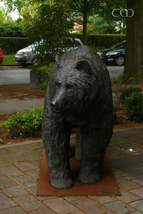 Pretty Bear in front of Tierpark Hotel...