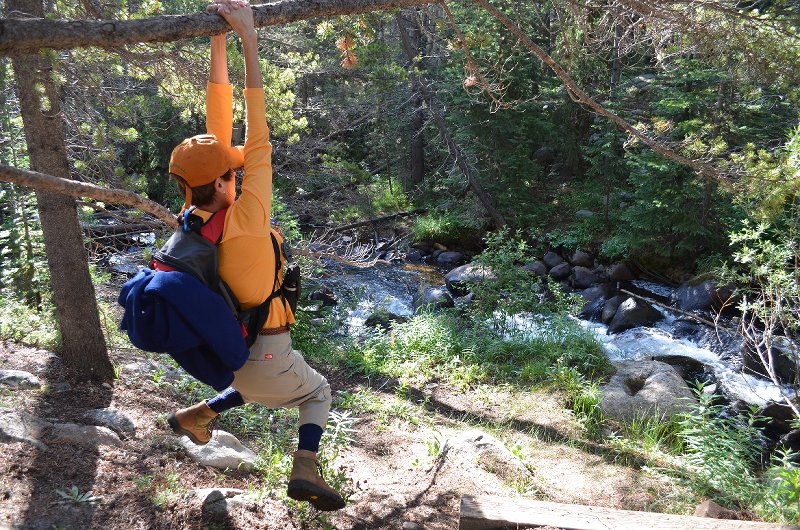 Hanging out and Swinging by the creek 050