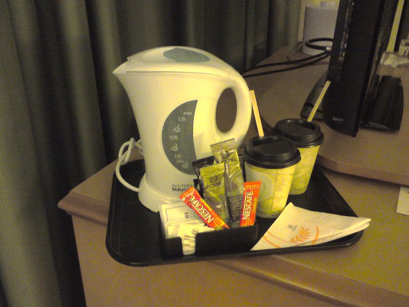 Inroom coffee and tea maker!