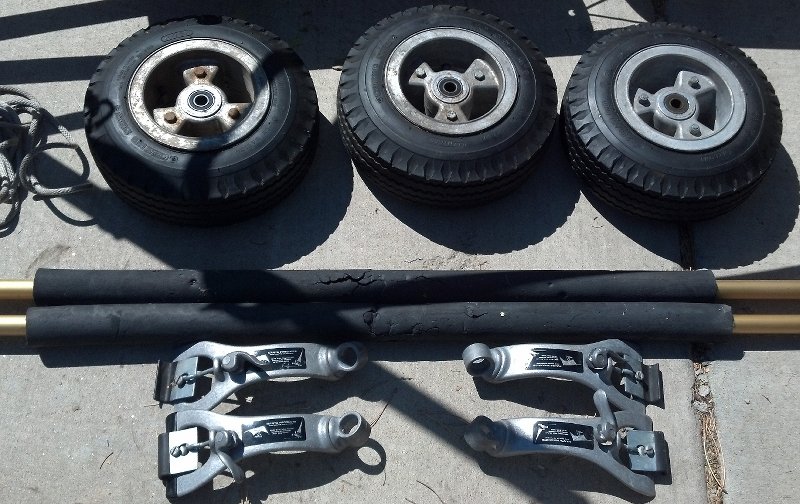 Manta Windjammer Land Sailer - extra wheels and cartop ...