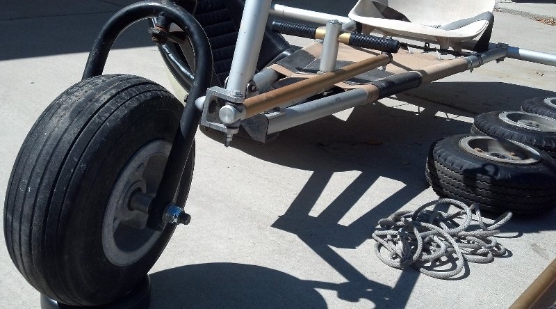 Manta Windjammer Land Sailer - front end