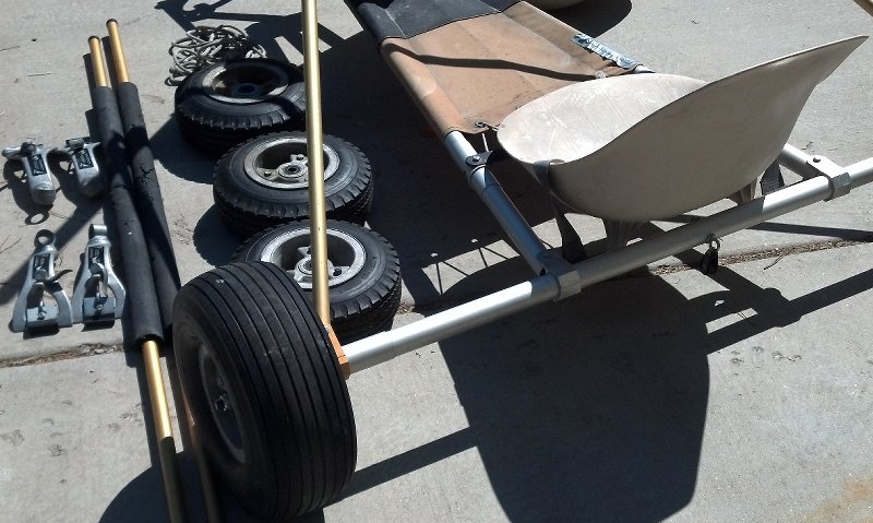 Manta Windjammer Land Sailer - left rear axle