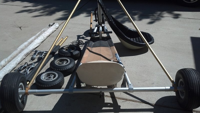 Manta Windjammer Land Sailer - rear view