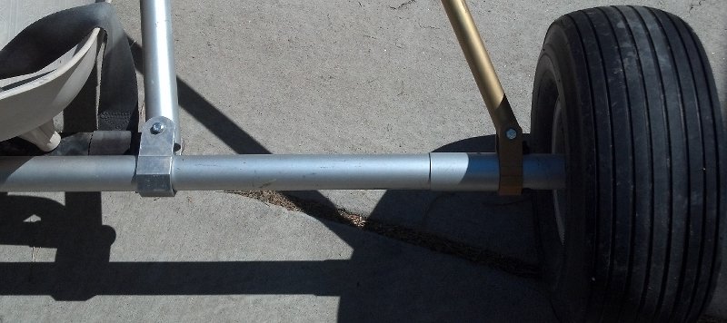 Manta Windjammer Land Sailer - right rear axle