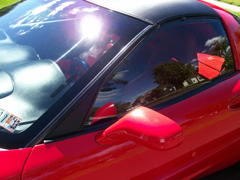 Window corner CF vinyl