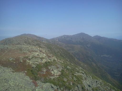 Looking back at where I came from on Mt Clay