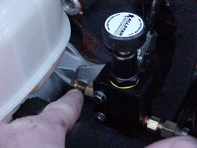 proportioning valve inlet