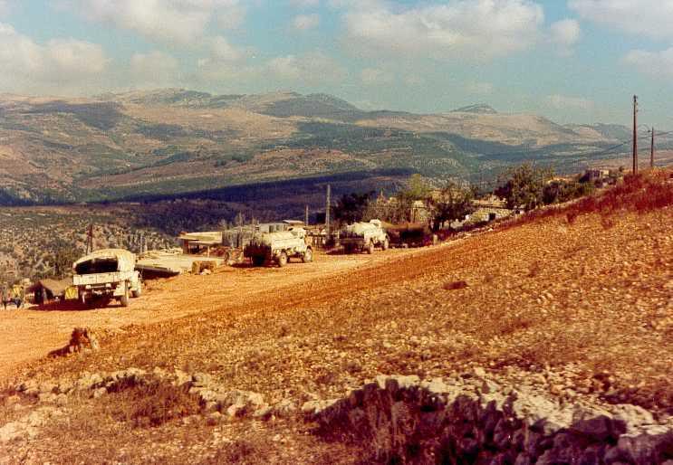 On The Road to the South - approaching our A. O. (Area...