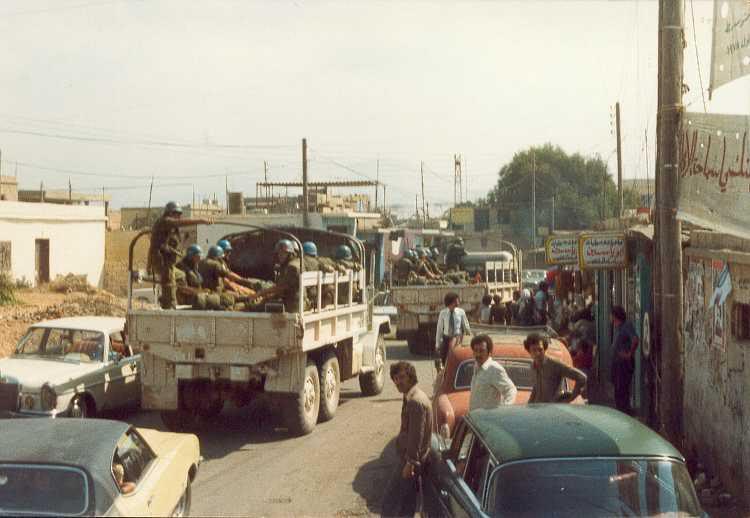 On the road to South Lebanon through Beirut