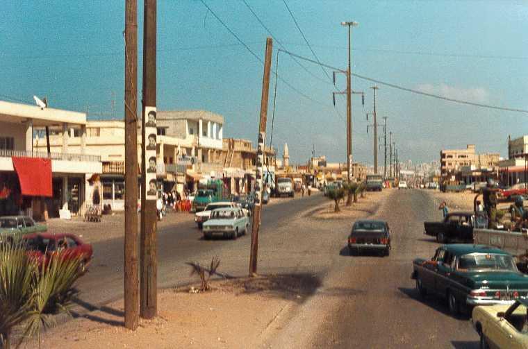 Passing through Beirut southward