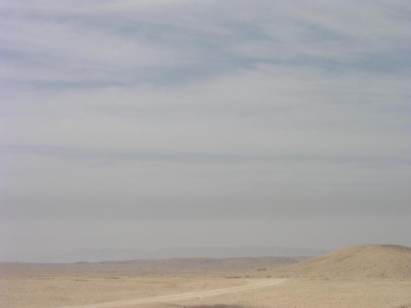 looking out into the desert