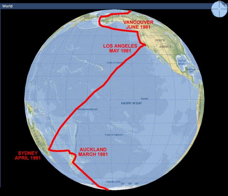 map 3 - auckland to vancouver