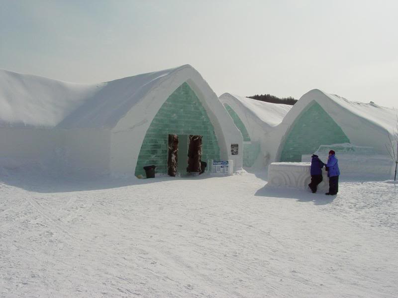 Ice Hotel - Front Door