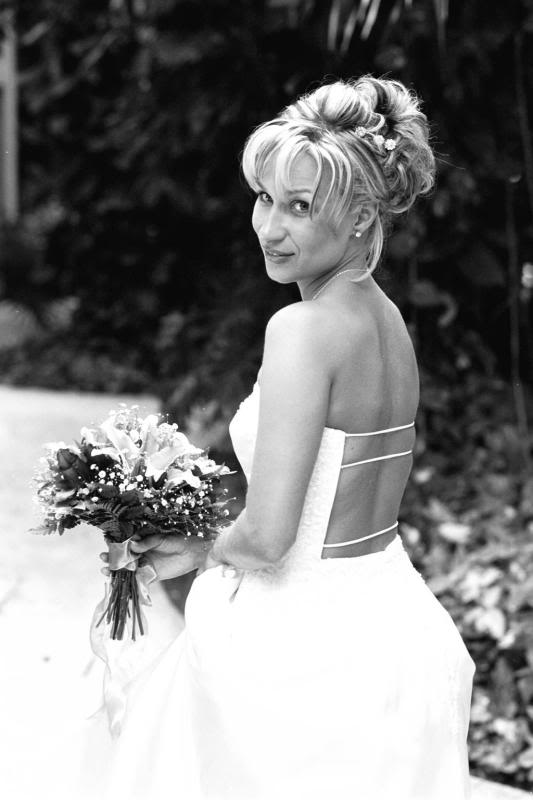 I love the back of my dress!