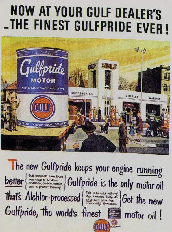 Gulf - Gulfpride Motor Oil