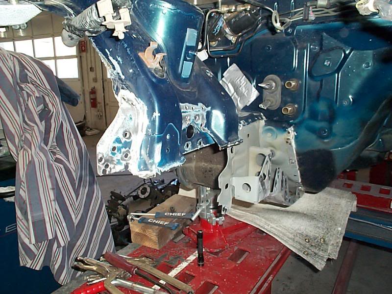 Frame rail ready to go on!