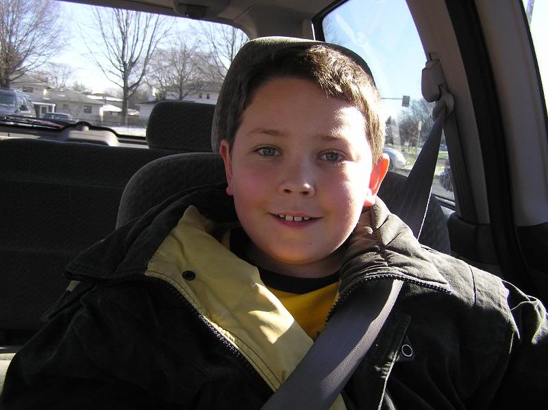 Cade going out to lunch with Mommy